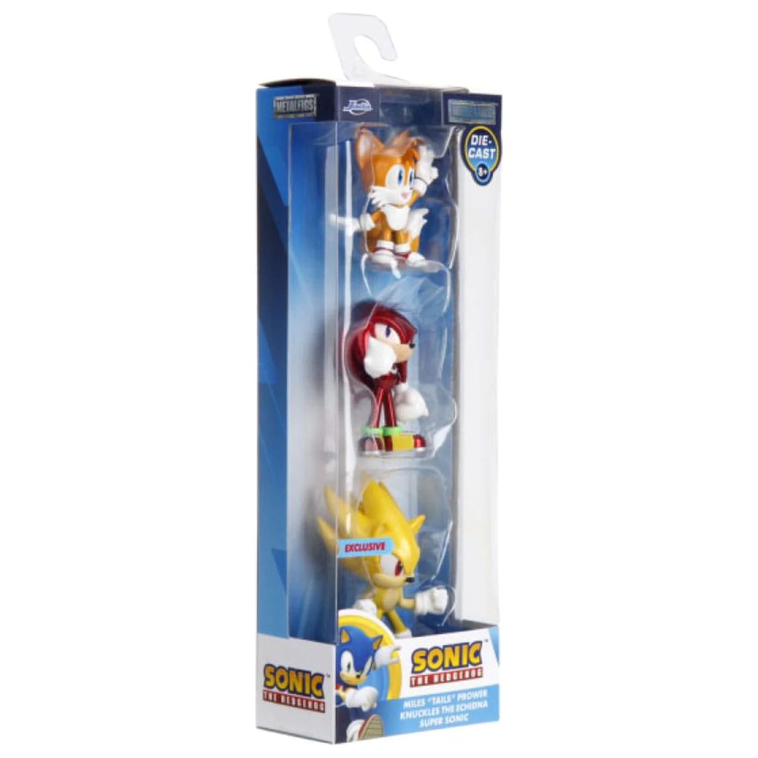 Sonic the Hedgehog Nano Metalfigs tlakovo liate mini figúrky 3-balenie 5 cm produktová fotografia