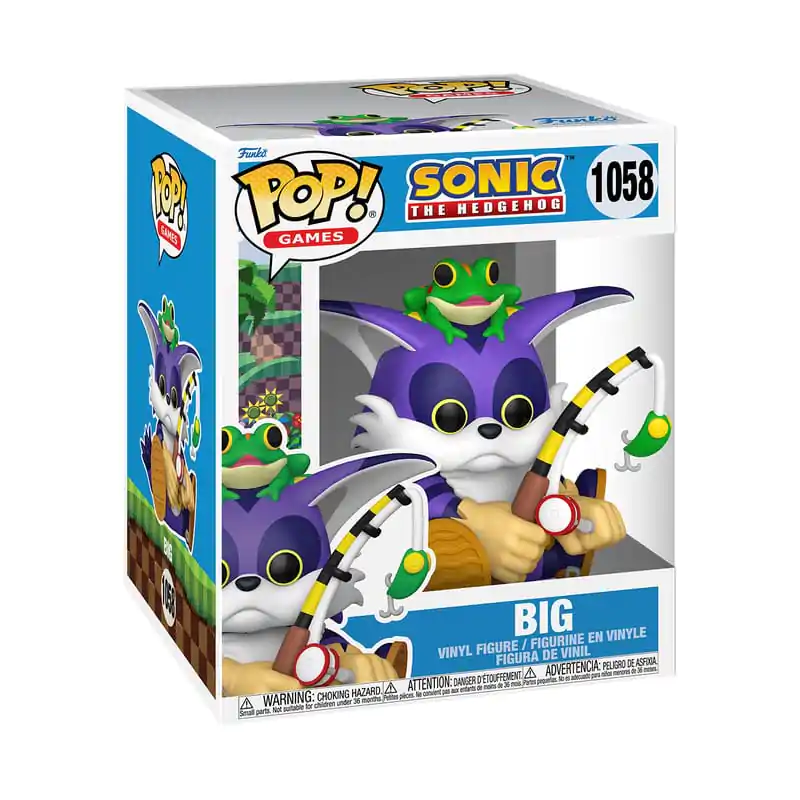 Sonic the Hedgehog Oversized Funko POP! Vinylová figúrka Big the Cat w/Froggy 15 cm produktová fotografia