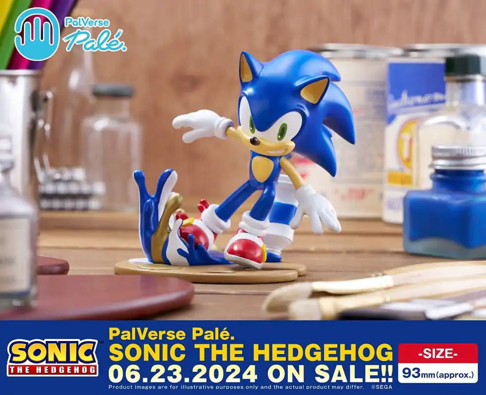 Sonic The Hedgehog PalVerse PVC Soška Sonic 9 cm produktová fotografia
