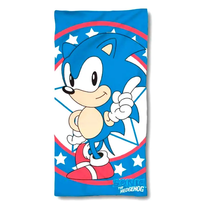 Sonic The Hedgehog bavlnený plážový uterák termékfotó