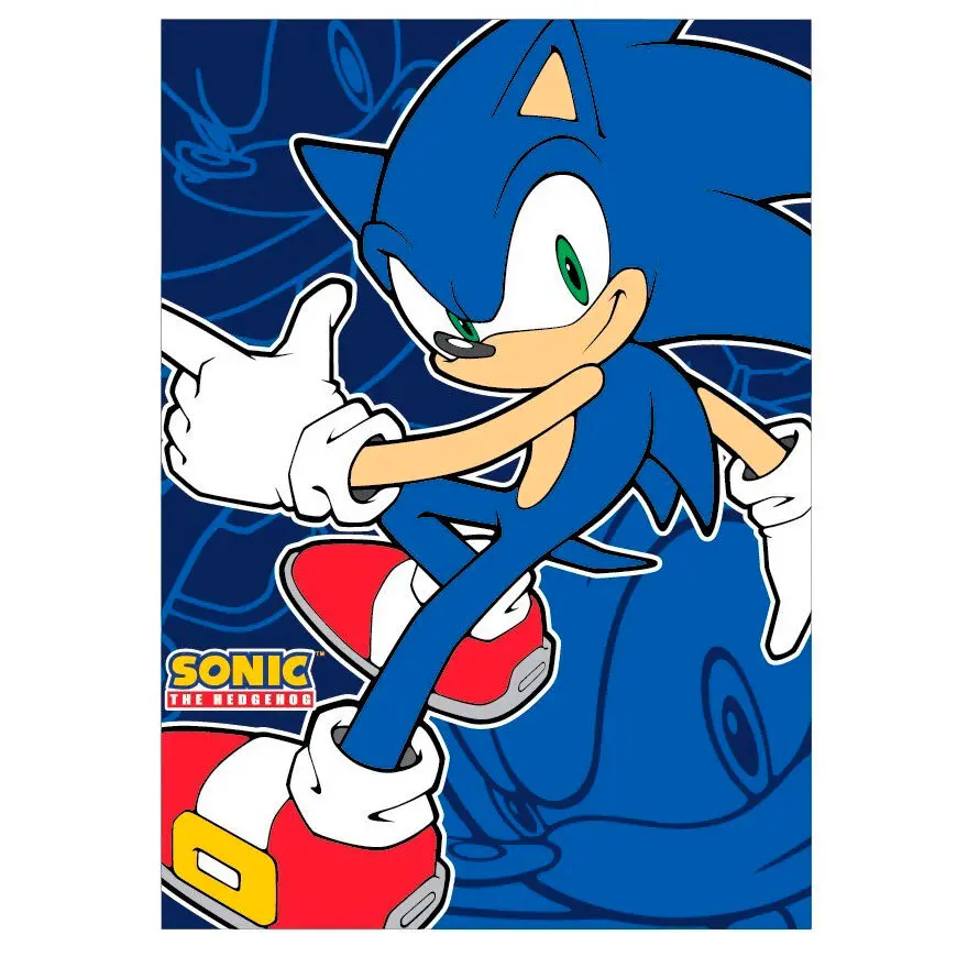 Sonic the Hedgehog polar deka produktová fotografia