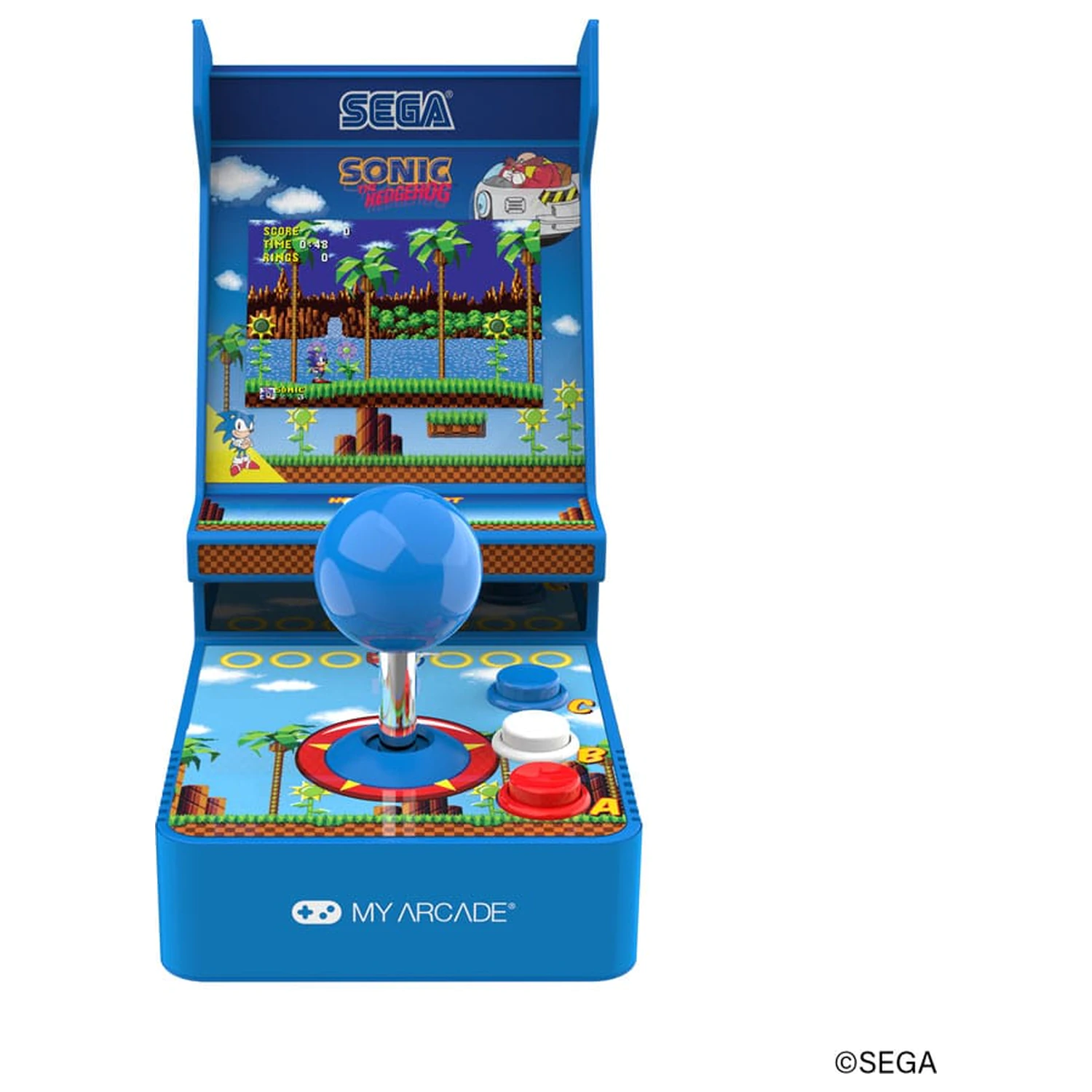 Sonic The Hedgehog Prenosný Retro Arcade Joystick Player produktová fotografia