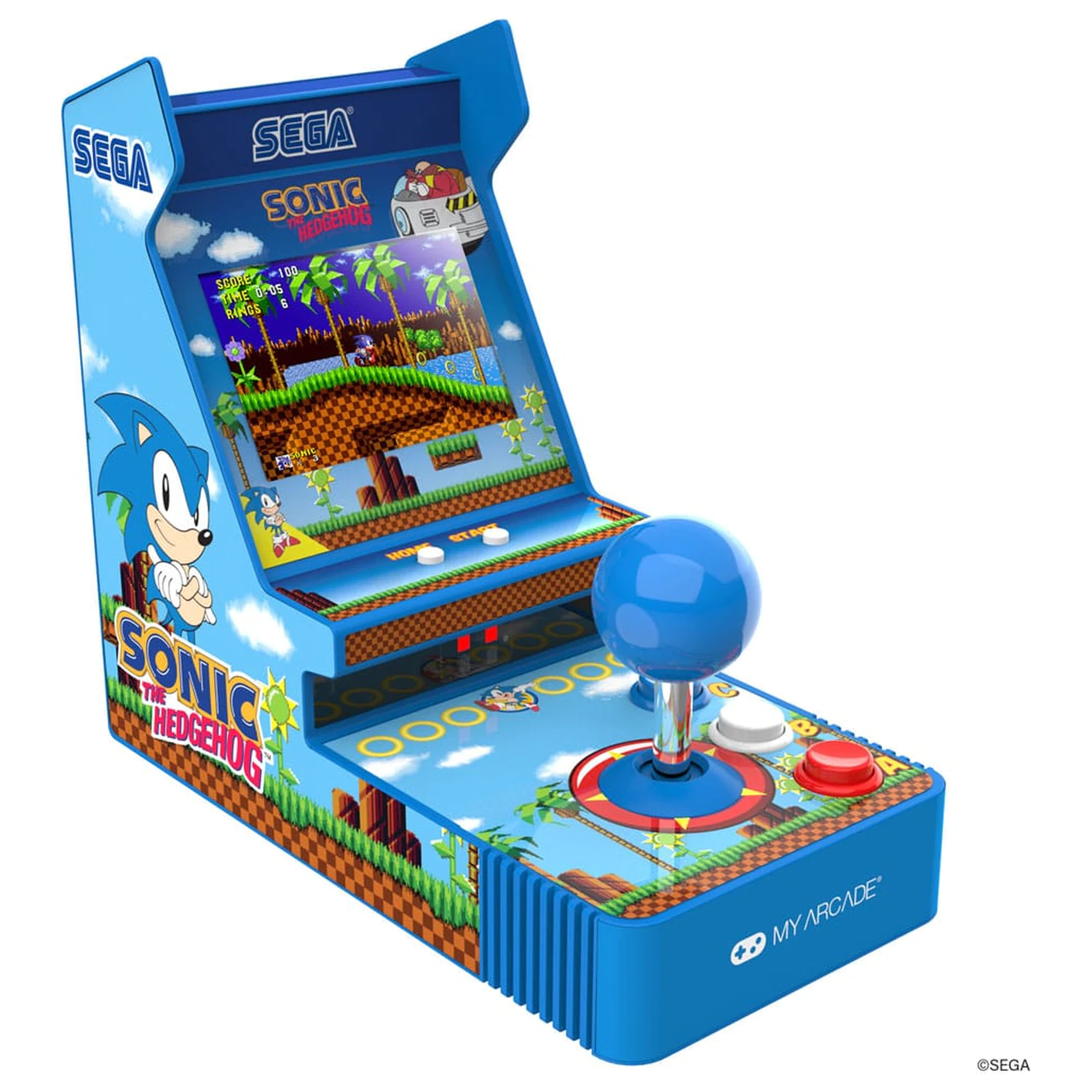 Sonic The Hedgehog Prenosný Retro Arcade Joystick Player produktová fotografia