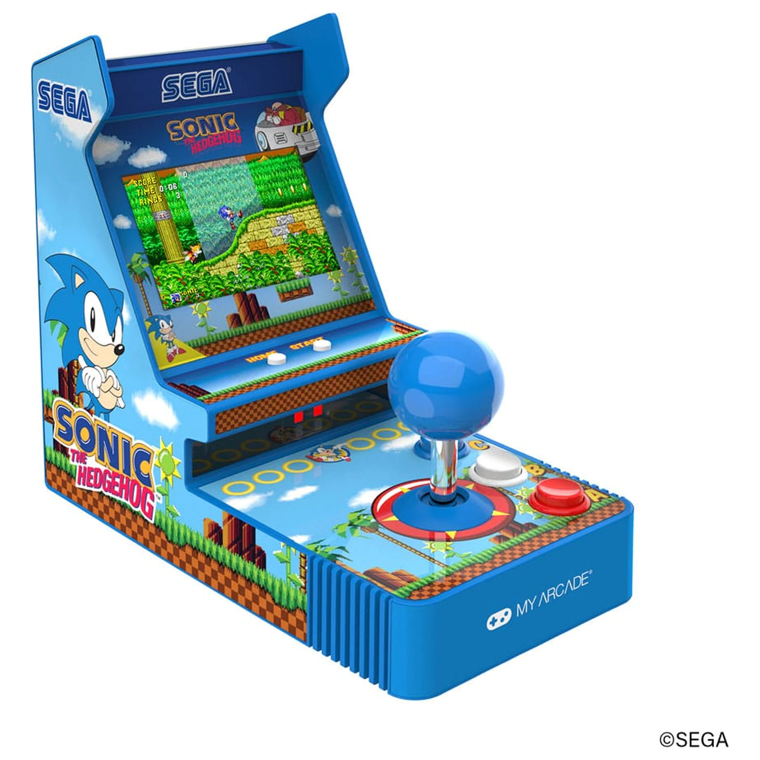 Sonic The Hedgehog Prenosný Retro Arcade Joystick Player produktová fotografia