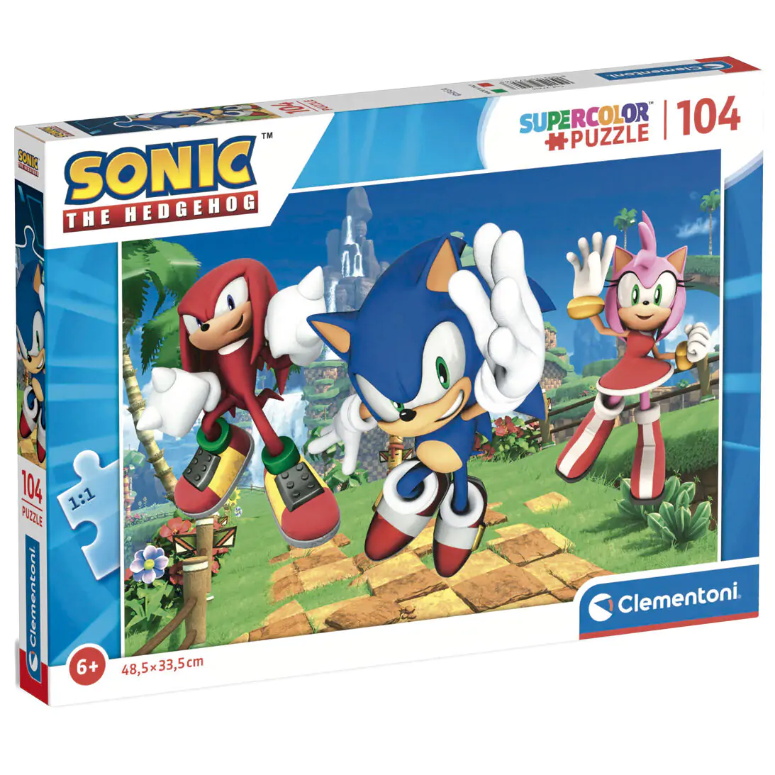 Sonic the Hedgehog puzzle 104 dielikov produktová fotografia