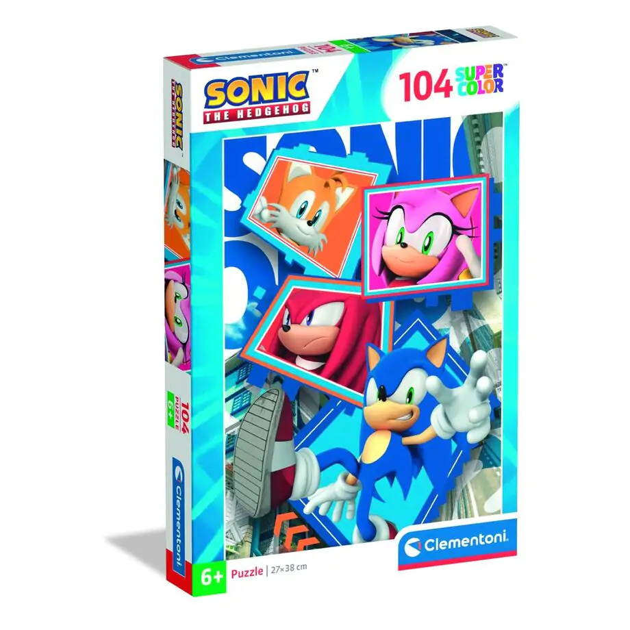 Sonic the Hedgehog puzzle 104 dielikov produktová fotografia