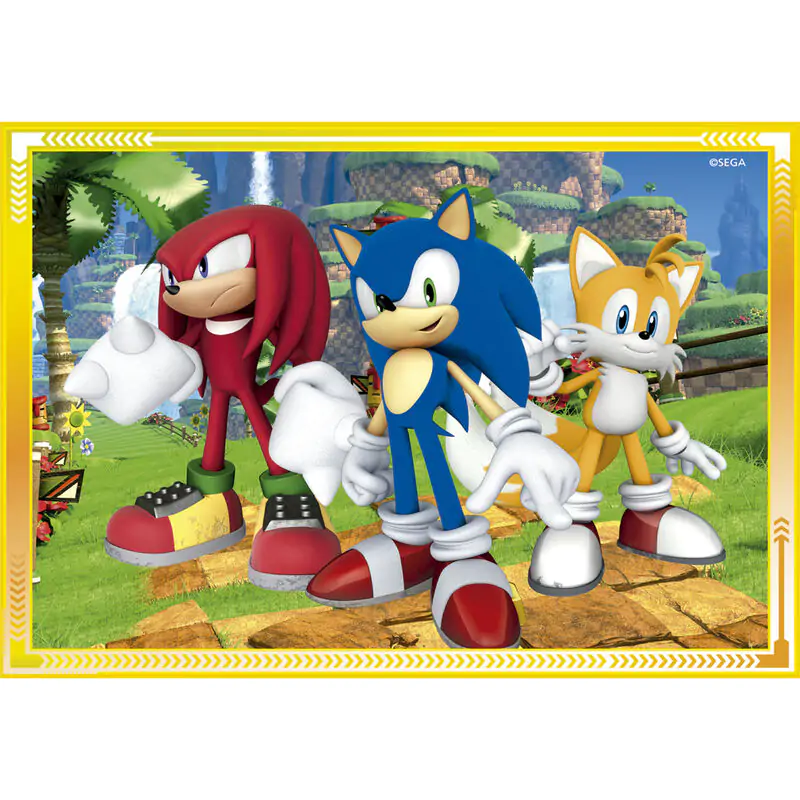 Sonic the Hedgehog puzzle 12-16-20-24 dielikov produktová fotografia