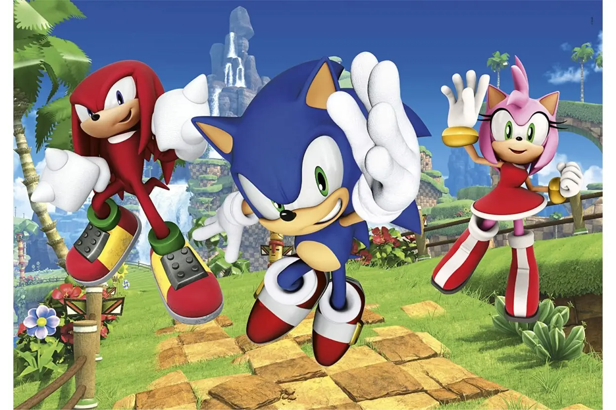 Sonic The Hedgehog puzzle 3x48ks termékfotó