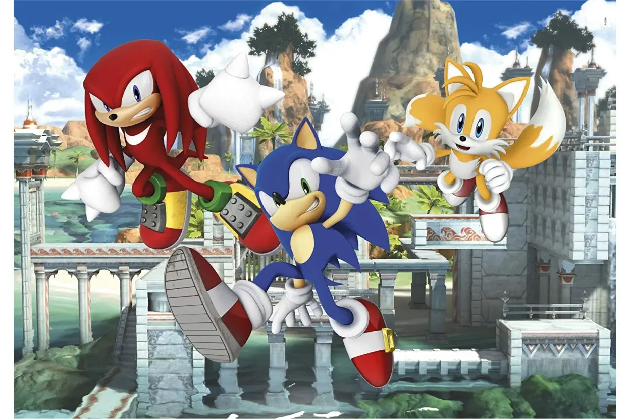 Sonic The Hedgehog puzzle 3x48ks termékfotó