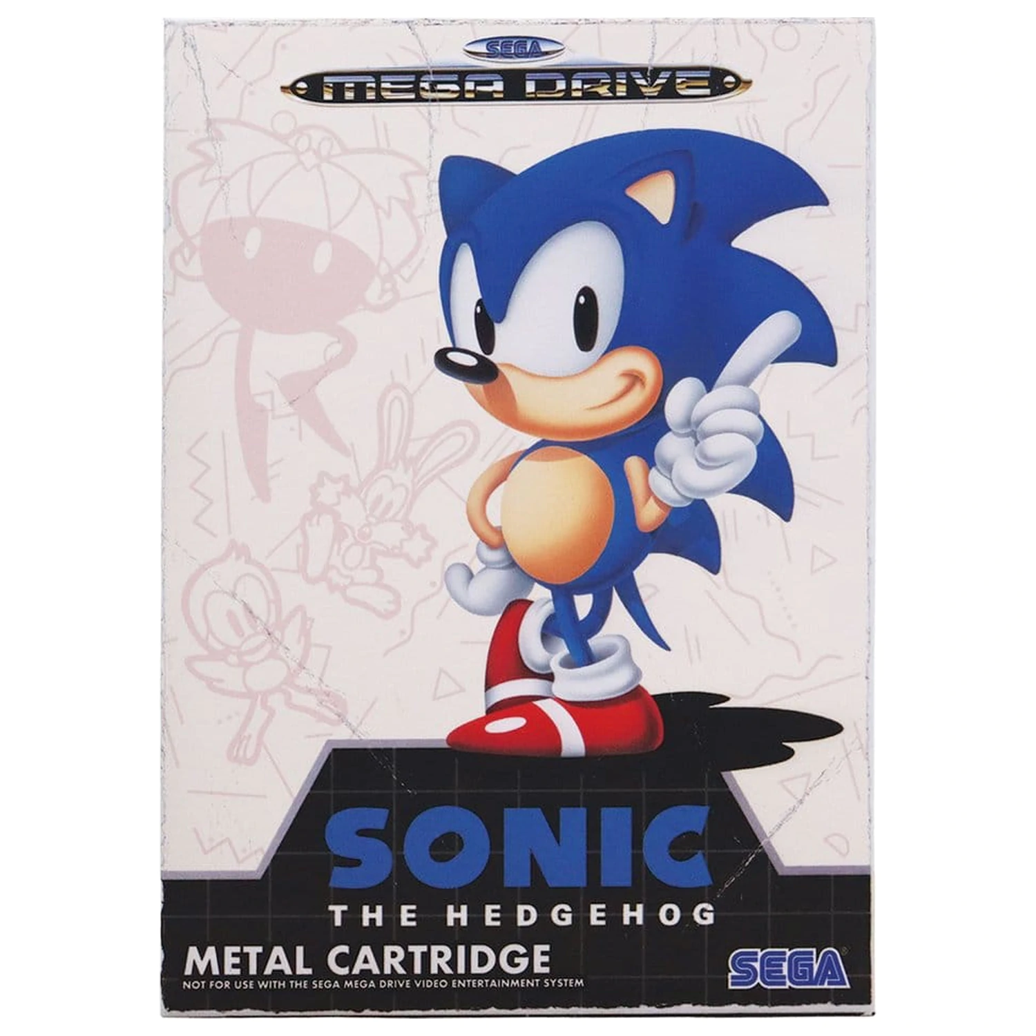 Sonic the Hedgehog replika hernej kazety limitovaná edícia 11 x 7 x 1 cm produktová fotografia
