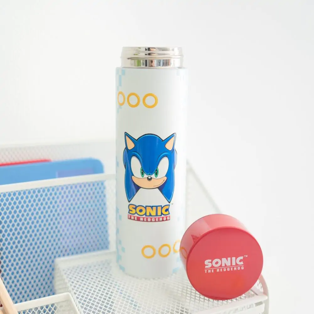 Sonic the Hedgehog Nerezová oceľová fľaša 420ml produktová fotografia