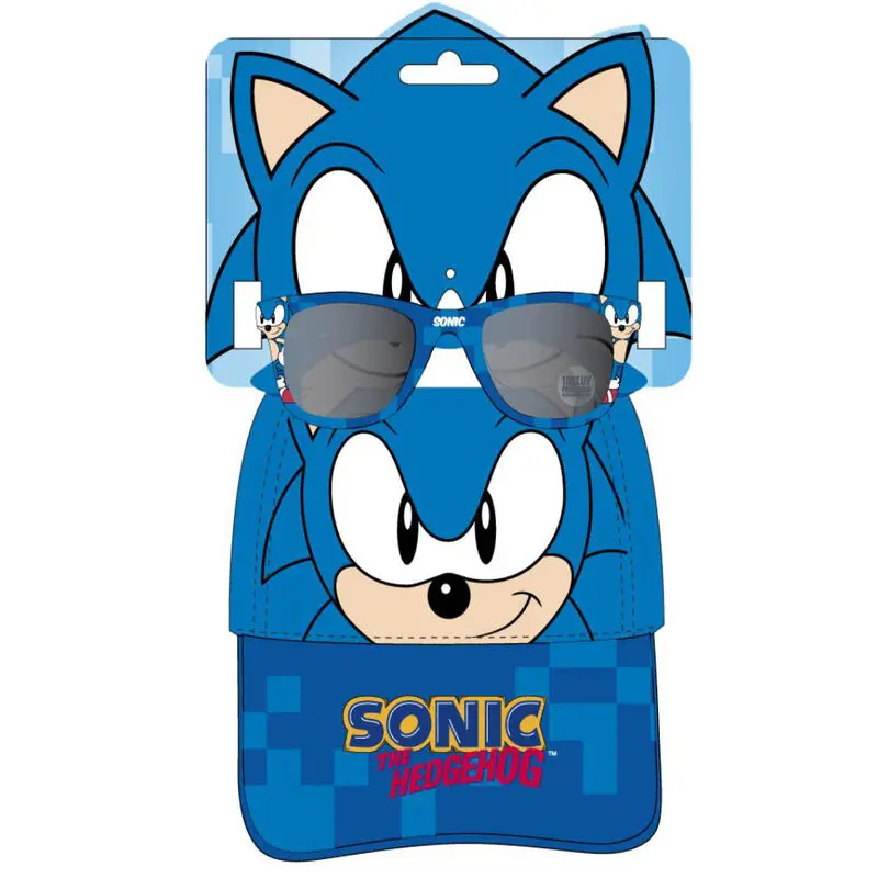 Sonic The Hedgehog set čiapka + slnečné okuliare termékfotó