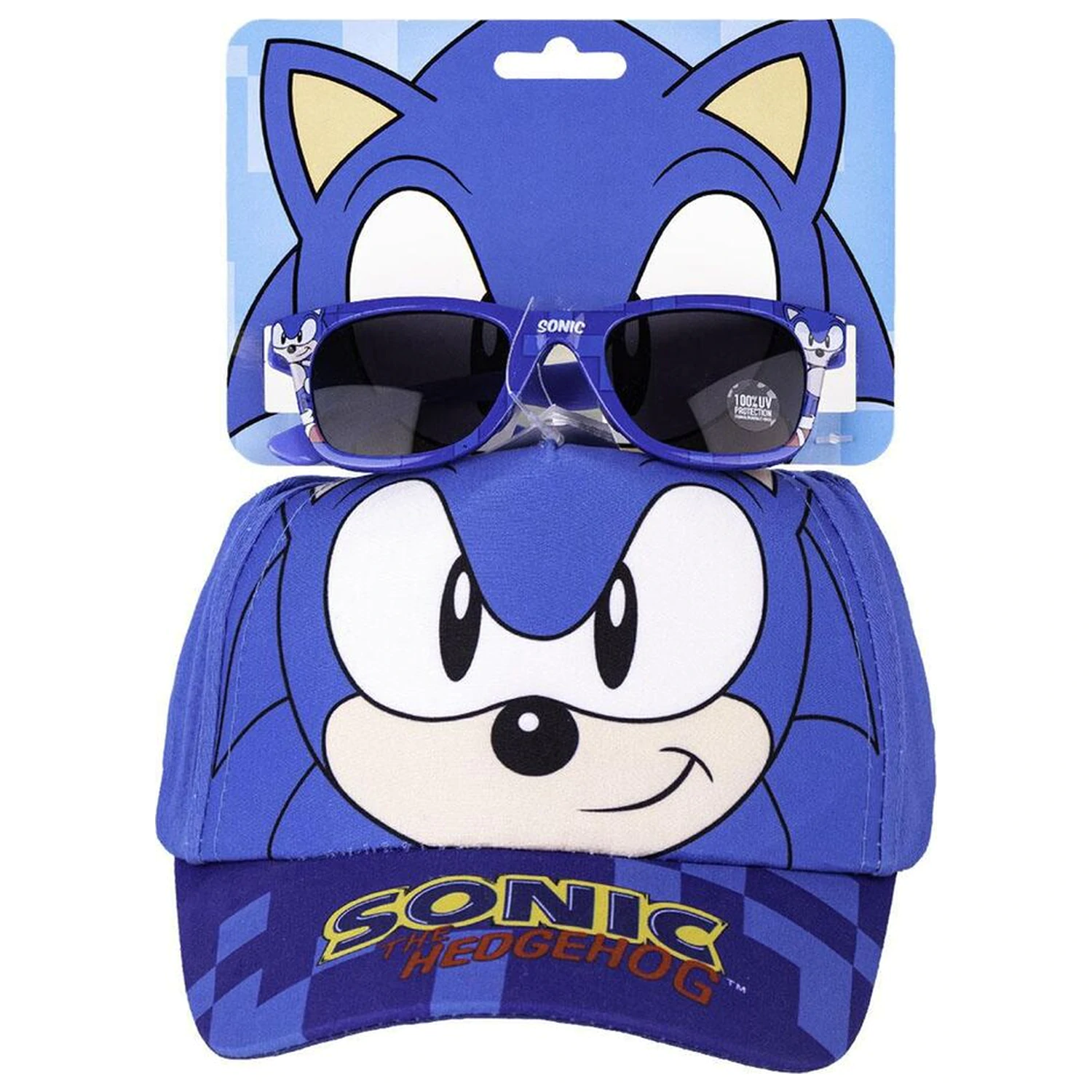 Sonic The Hedgehog set šiltovka + slnečné okuliare produktová fotografia