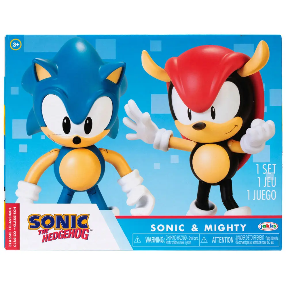 Sonic The Hedgehog Sonic & Mighty Sonic set figúrok 10 cm termékfotó