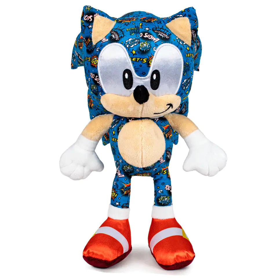 Sonic the Hedgehog Sonic Blue Comic plyšová figúrka 30 cm termékfotó