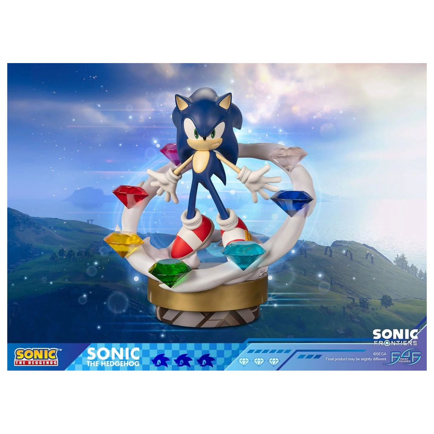 Sonic The Hedgehog Sonic Frontiers živicová socha Sonic 42 cm produktová fotografia