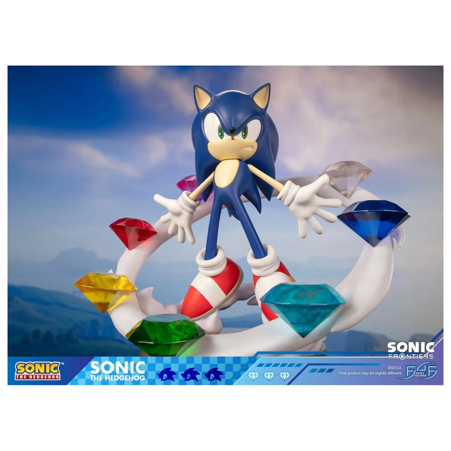 Sonic The Hedgehog Sonic Frontiers živicová socha Sonic 42 cm produktová fotografia