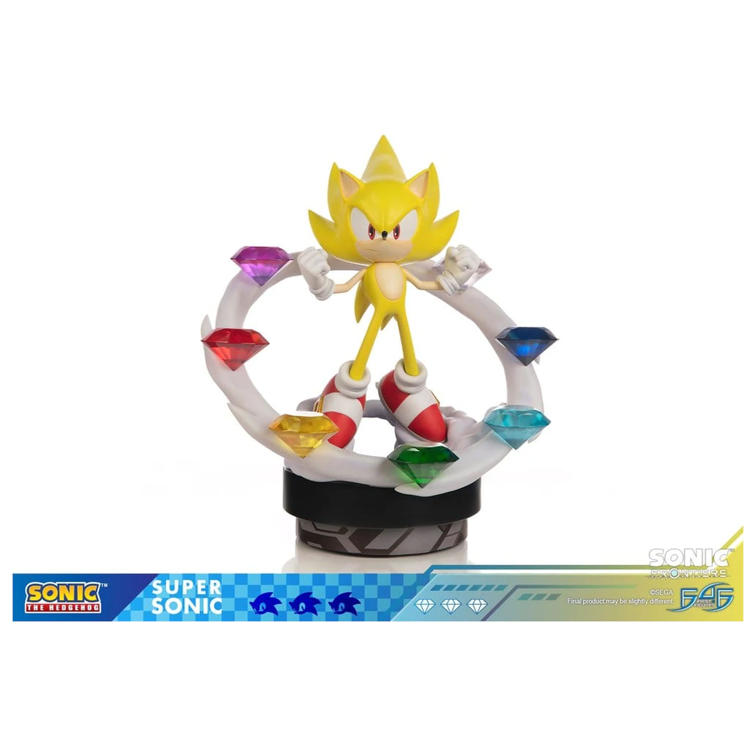 Sonic The Hedgehog Sonic Frontiers živicová socha Super Sonic 45 cm produktová fotografia