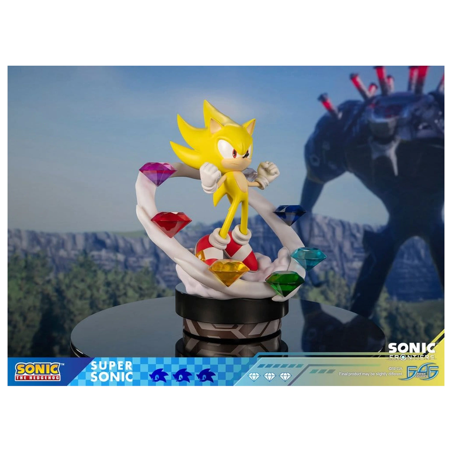Sonic The Hedgehog Sonic Frontiers živicová socha Super Sonic 45 cm produktová fotografia