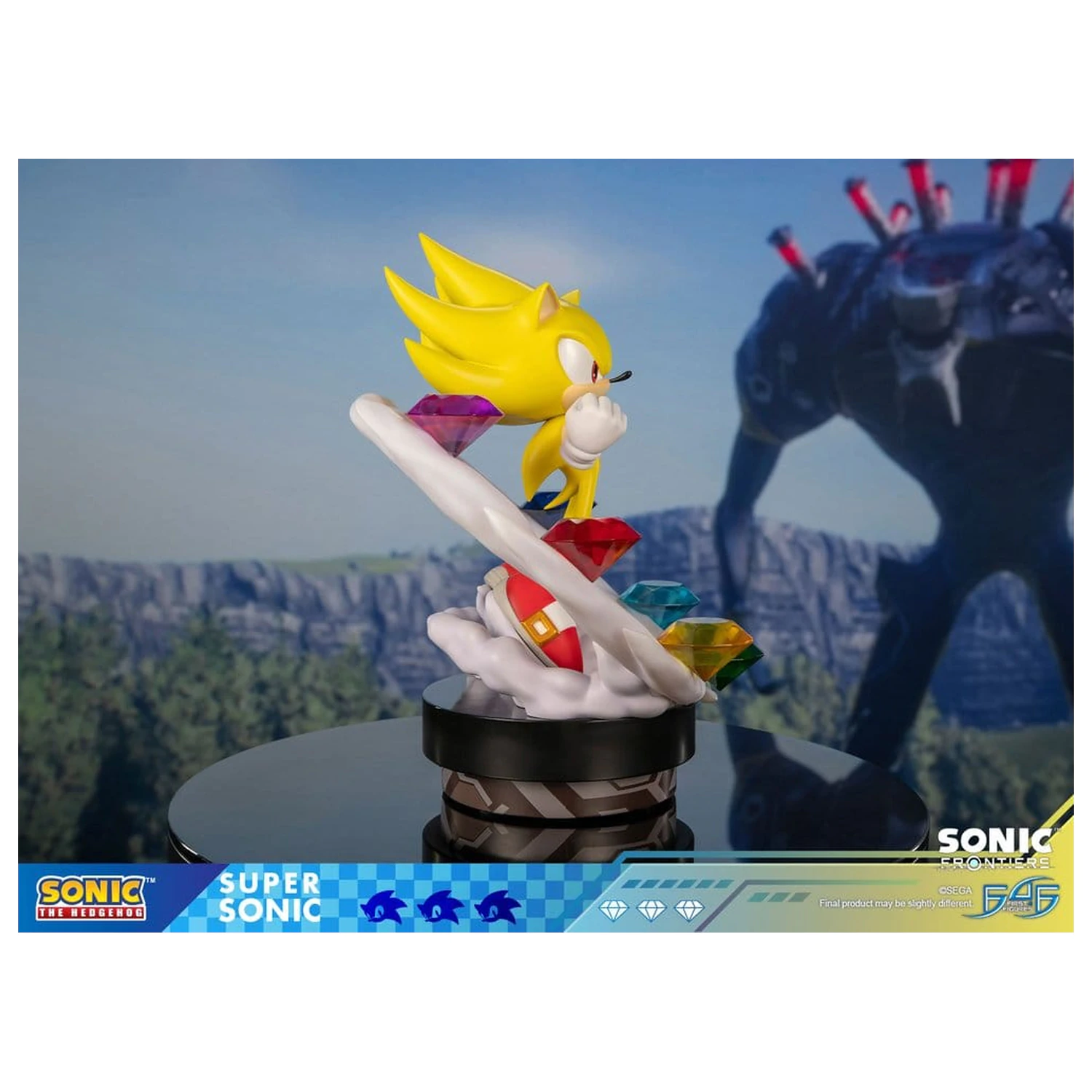Sonic The Hedgehog Sonic Frontiers živicová socha Super Sonic 45 cm produktová fotografia