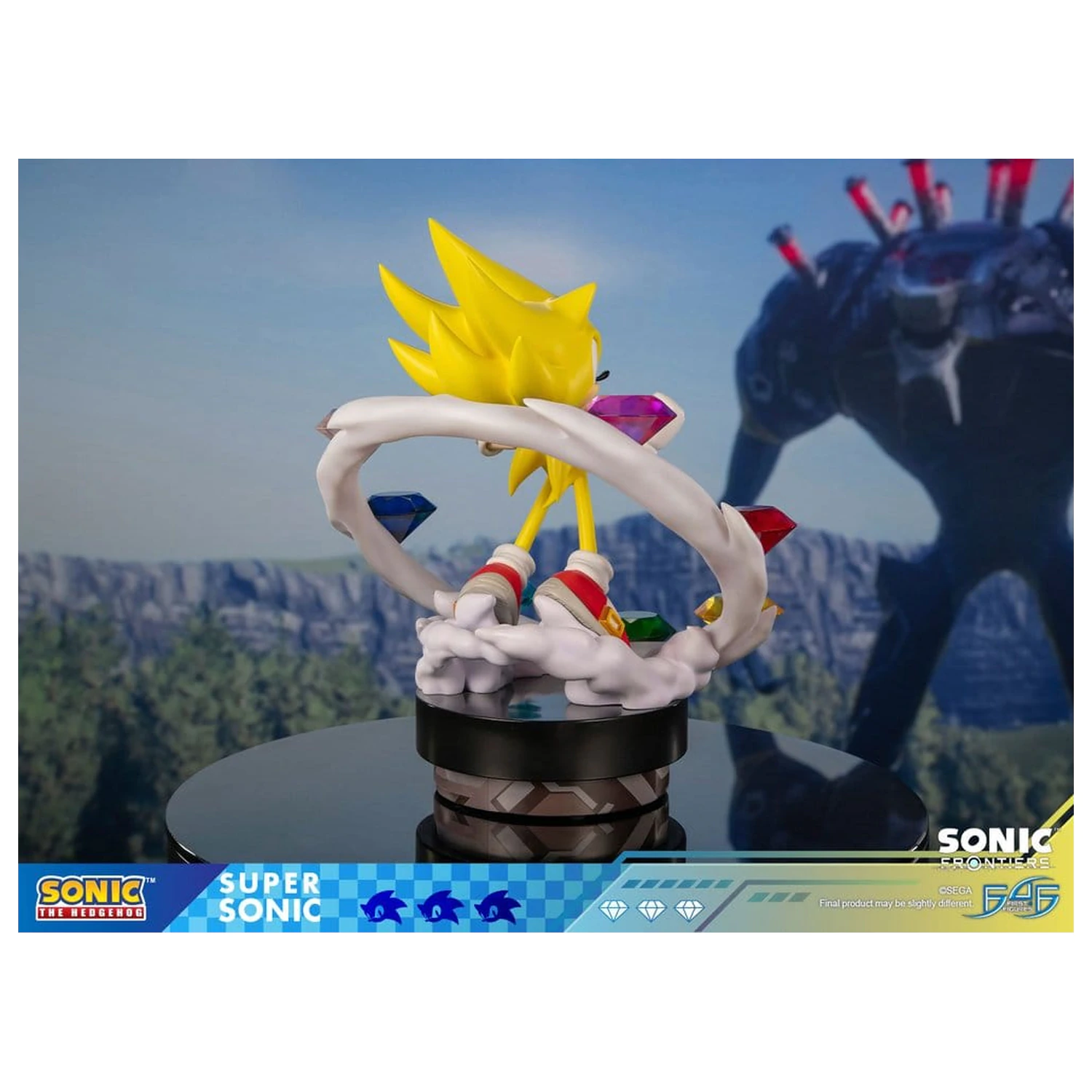 Sonic The Hedgehog Sonic Frontiers živicová socha Super Sonic 45 cm produktová fotografia