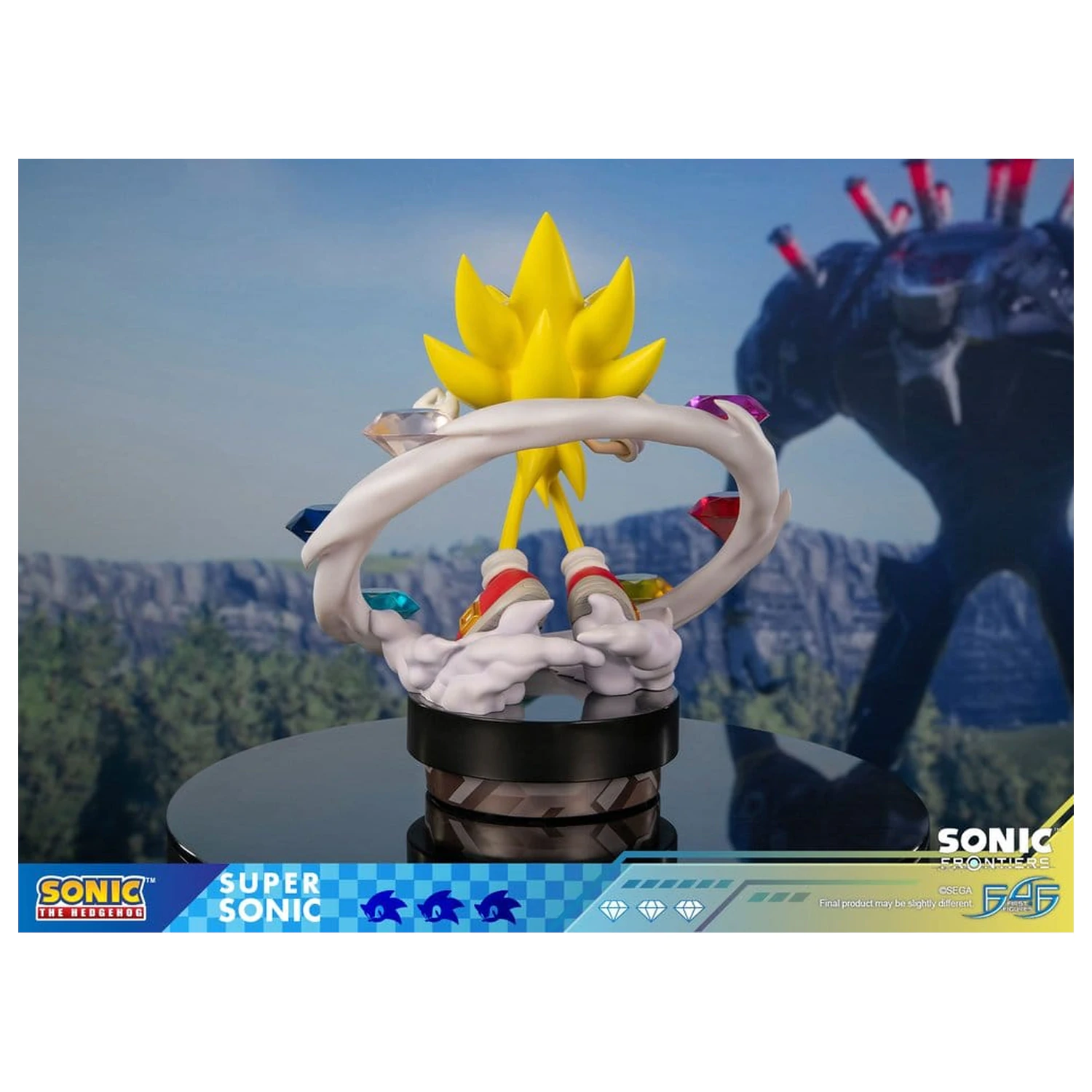 Sonic The Hedgehog Sonic Frontiers živicová socha Super Sonic 45 cm produktová fotografia