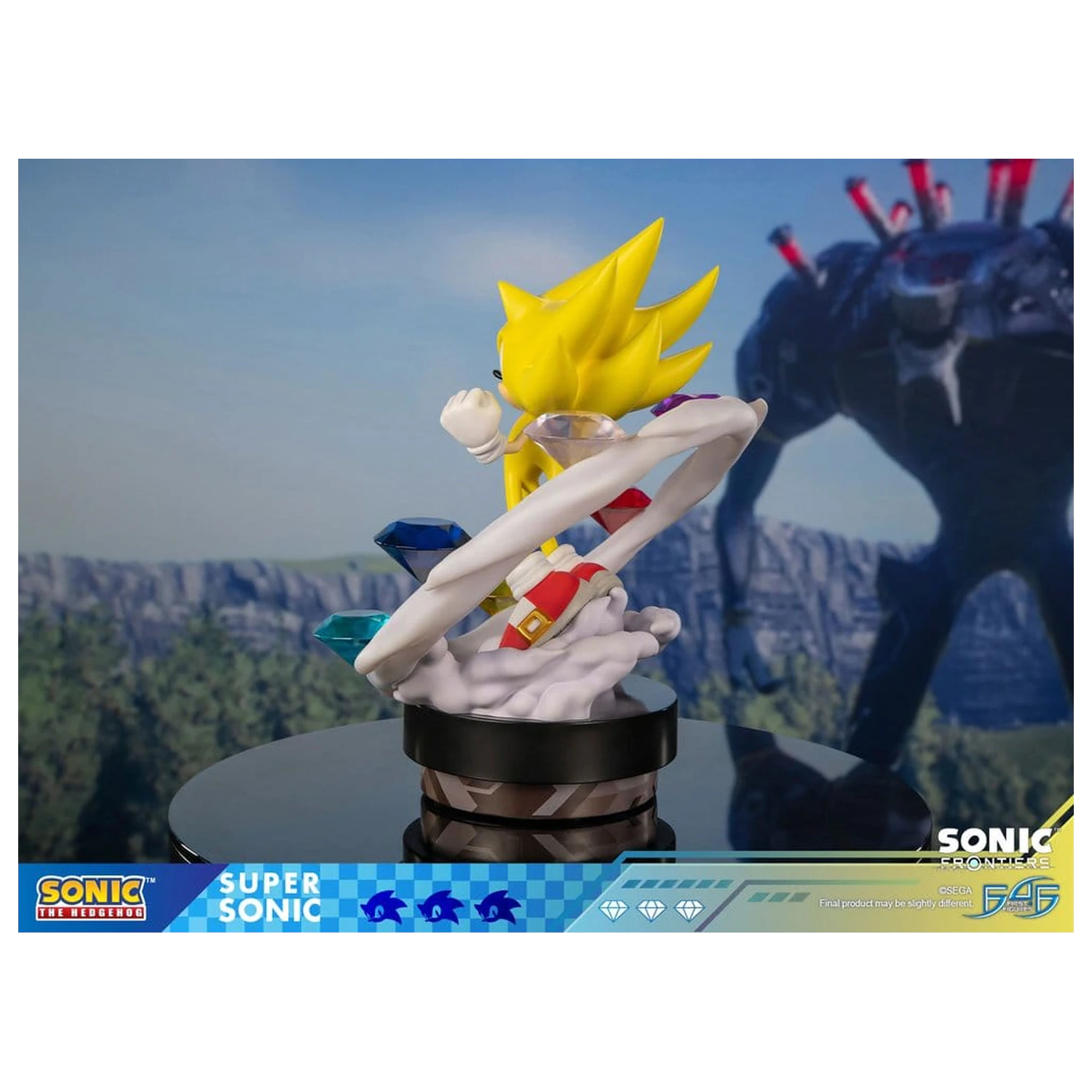 Sonic The Hedgehog Sonic Frontiers živicová socha Super Sonic 45 cm produktová fotografia
