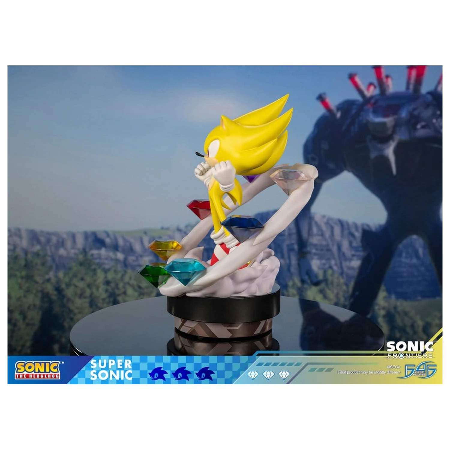 Sonic The Hedgehog Sonic Frontiers živicová socha Super Sonic 45 cm produktová fotografia