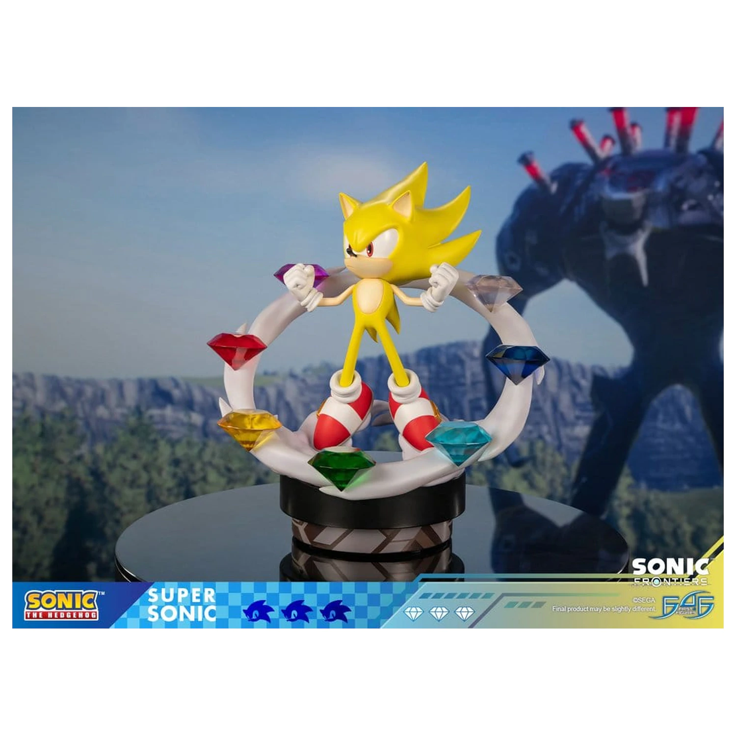 Sonic The Hedgehog Sonic Frontiers živicová socha Super Sonic 45 cm produktová fotografia