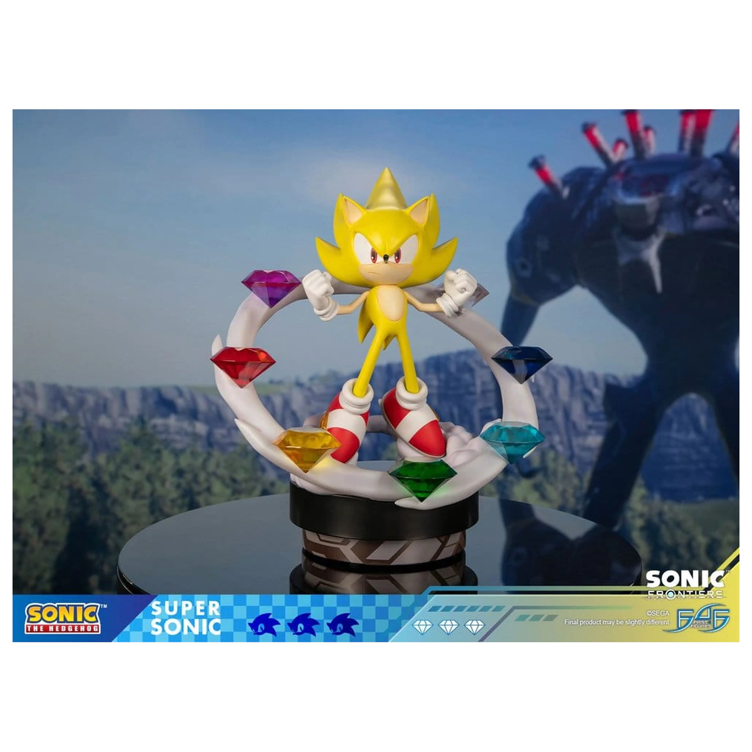 Sonic The Hedgehog Sonic Frontiers živicová socha Super Sonic 45 cm produktová fotografia