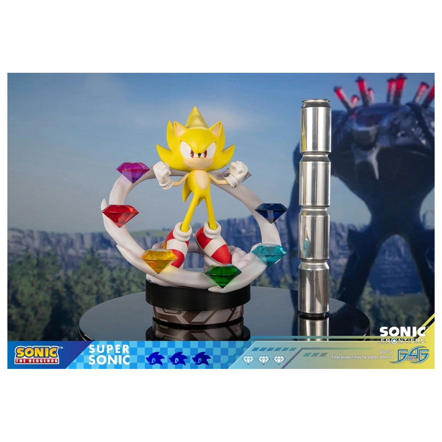 Sonic The Hedgehog Sonic Frontiers živicová socha Super Sonic 45 cm produktová fotografia