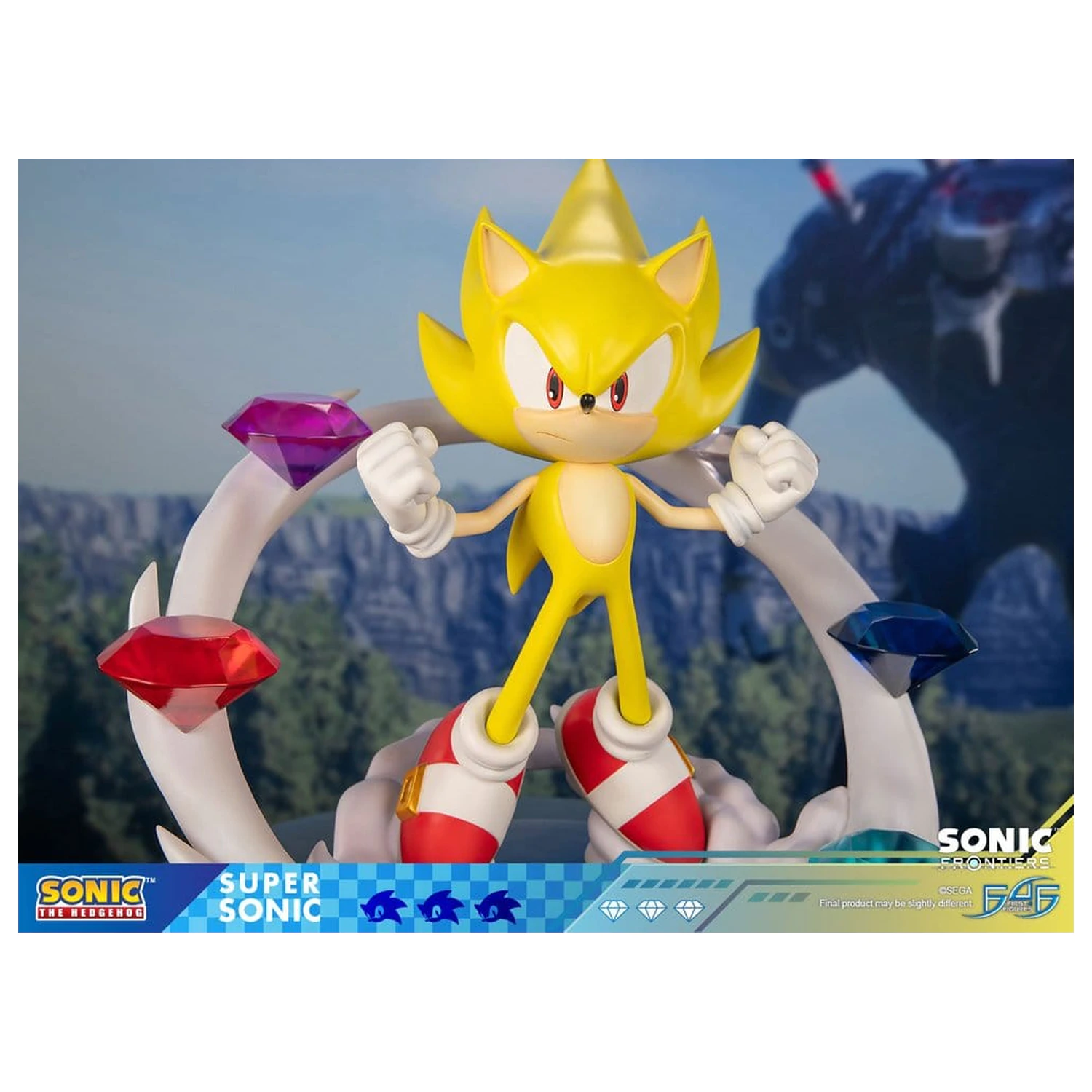 Sonic The Hedgehog Sonic Frontiers živicová socha Super Sonic 45 cm produktová fotografia