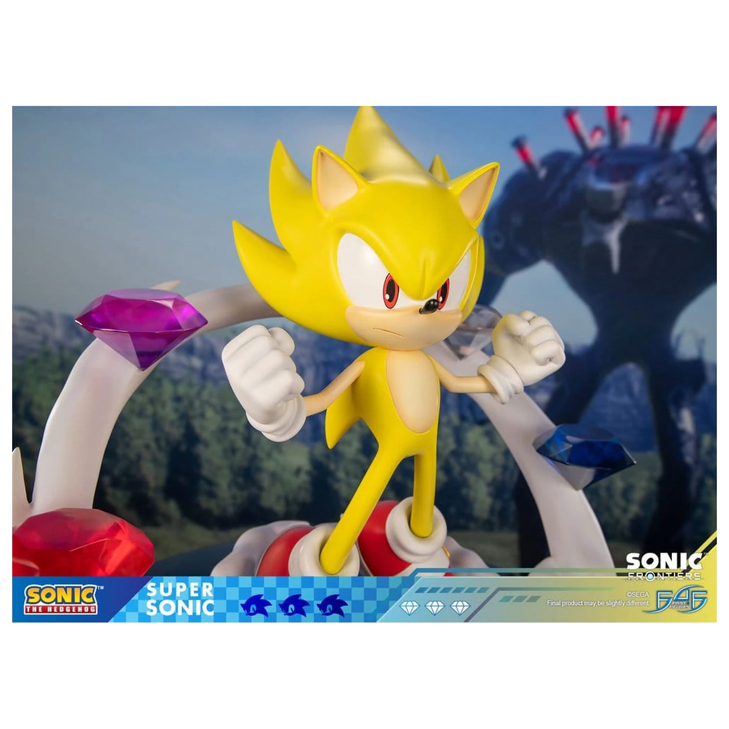 Sonic The Hedgehog Sonic Frontiers živicová socha Super Sonic 45 cm produktová fotografia