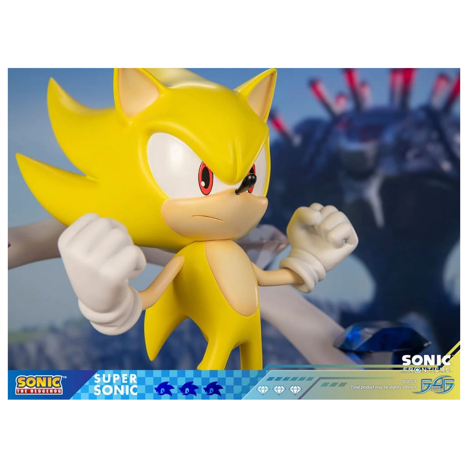 Sonic The Hedgehog Sonic Frontiers živicová socha Super Sonic 45 cm produktová fotografia