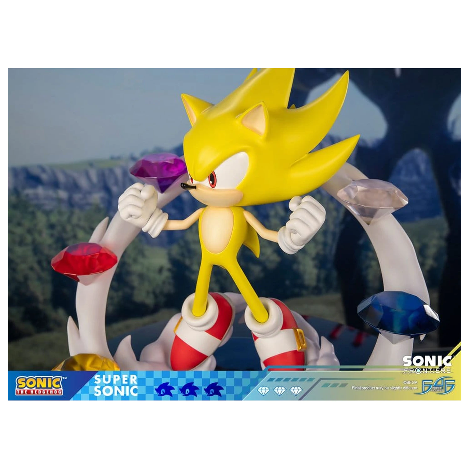 Sonic The Hedgehog Sonic Frontiers živicová socha Super Sonic 45 cm produktová fotografia