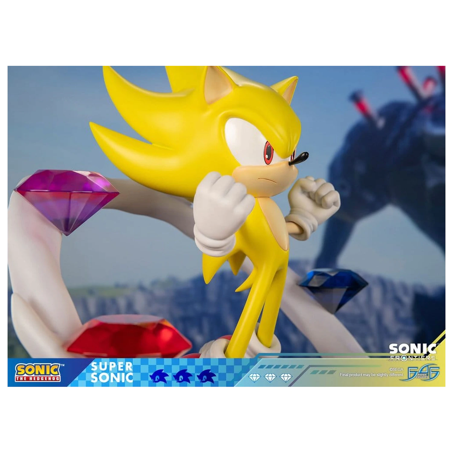 Sonic The Hedgehog Sonic Frontiers živicová socha Super Sonic 45 cm produktová fotografia