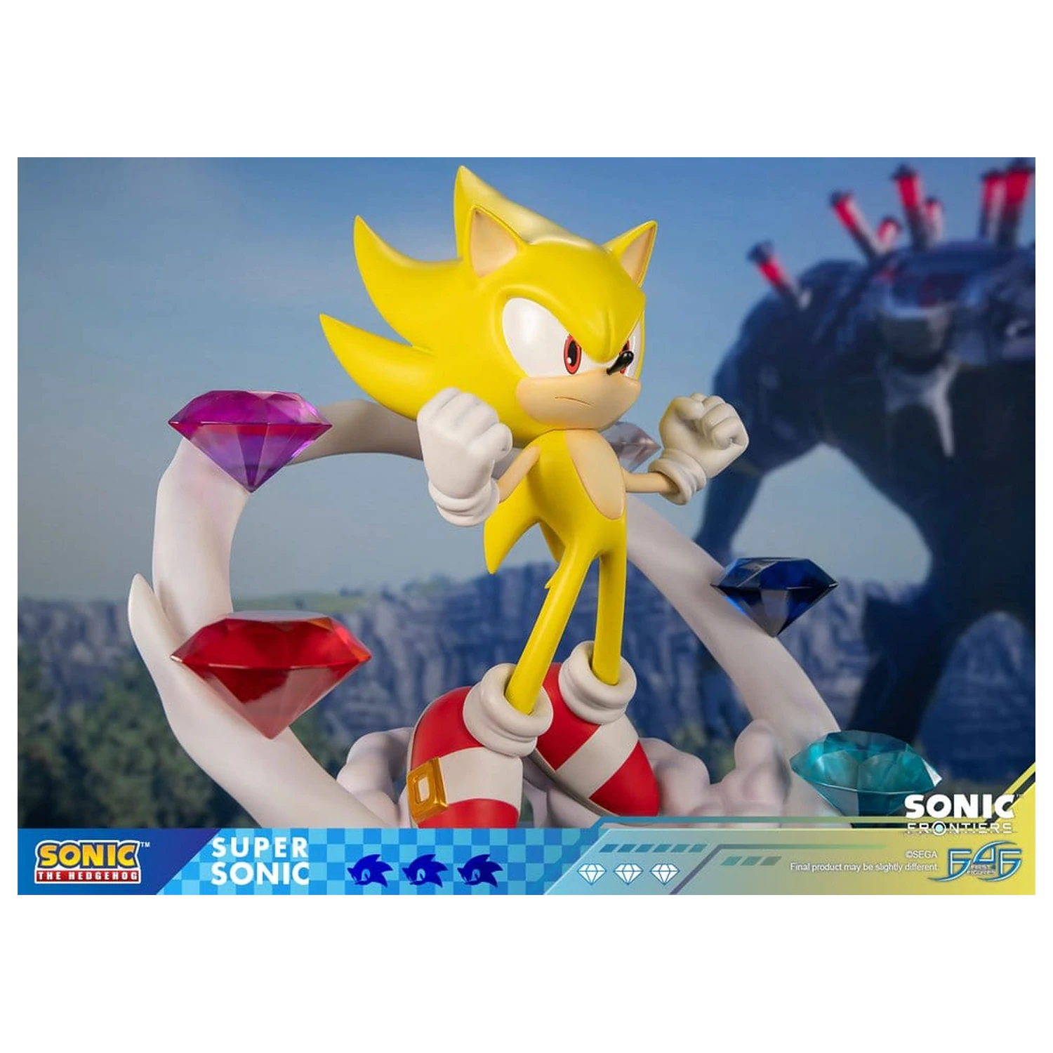 Sonic The Hedgehog Sonic Frontiers živicová socha Super Sonic 45 cm produktová fotografia