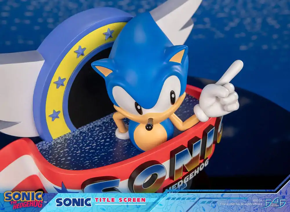 Sonic the Hedgehog Socha Sonic Title Screen 21 cm produktová fotografia