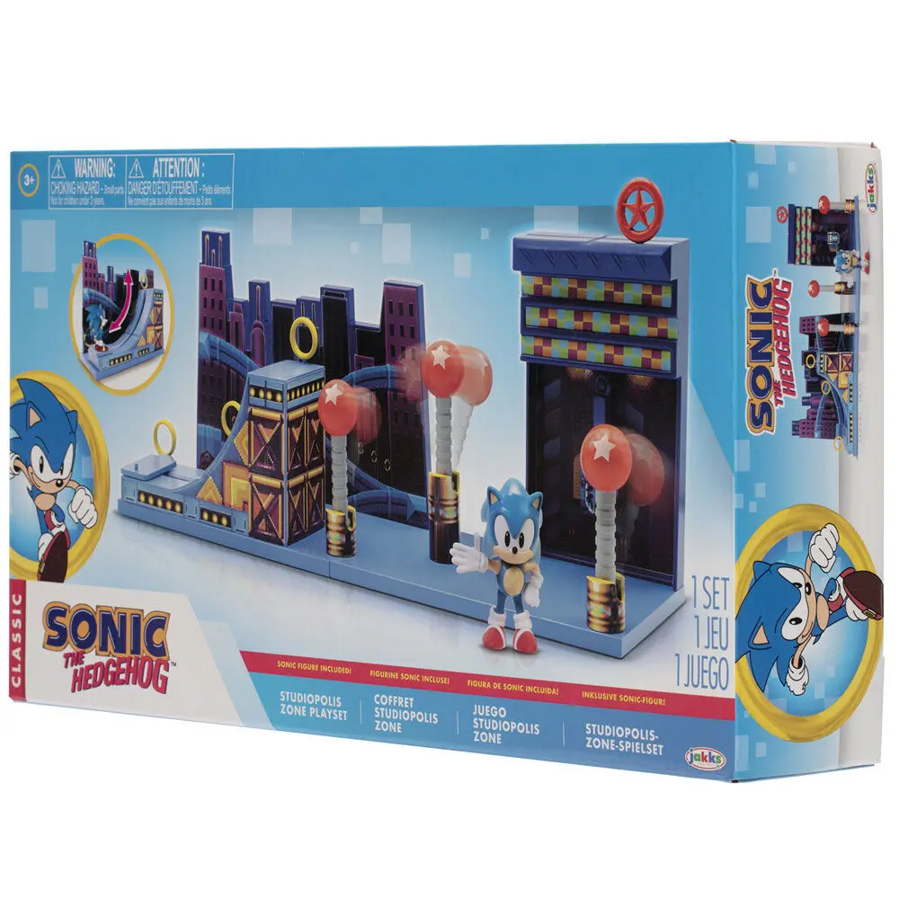 Figúrka Sonic The Hedgehog Studiopolis Zone playset 6 cm termékfotó