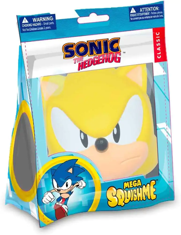 Sonic the Hedgehog Mega Squishme Antistresová Figúrka Super Sonic 15 cm produktová fotografia