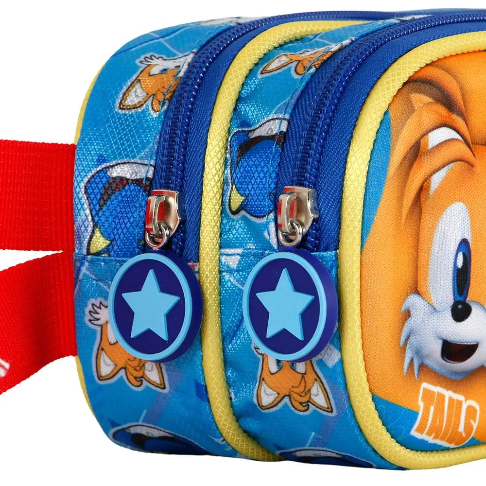 Sonic the Hedgehog Trio 3D dvojité puzdro na ceruzky produktová fotografia