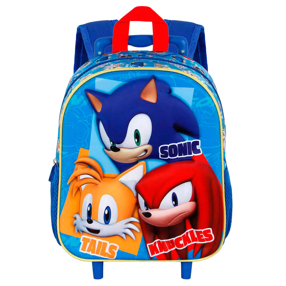 Sonic the Hedgehog Trio 3D trolley 31 cm produktová fotografia