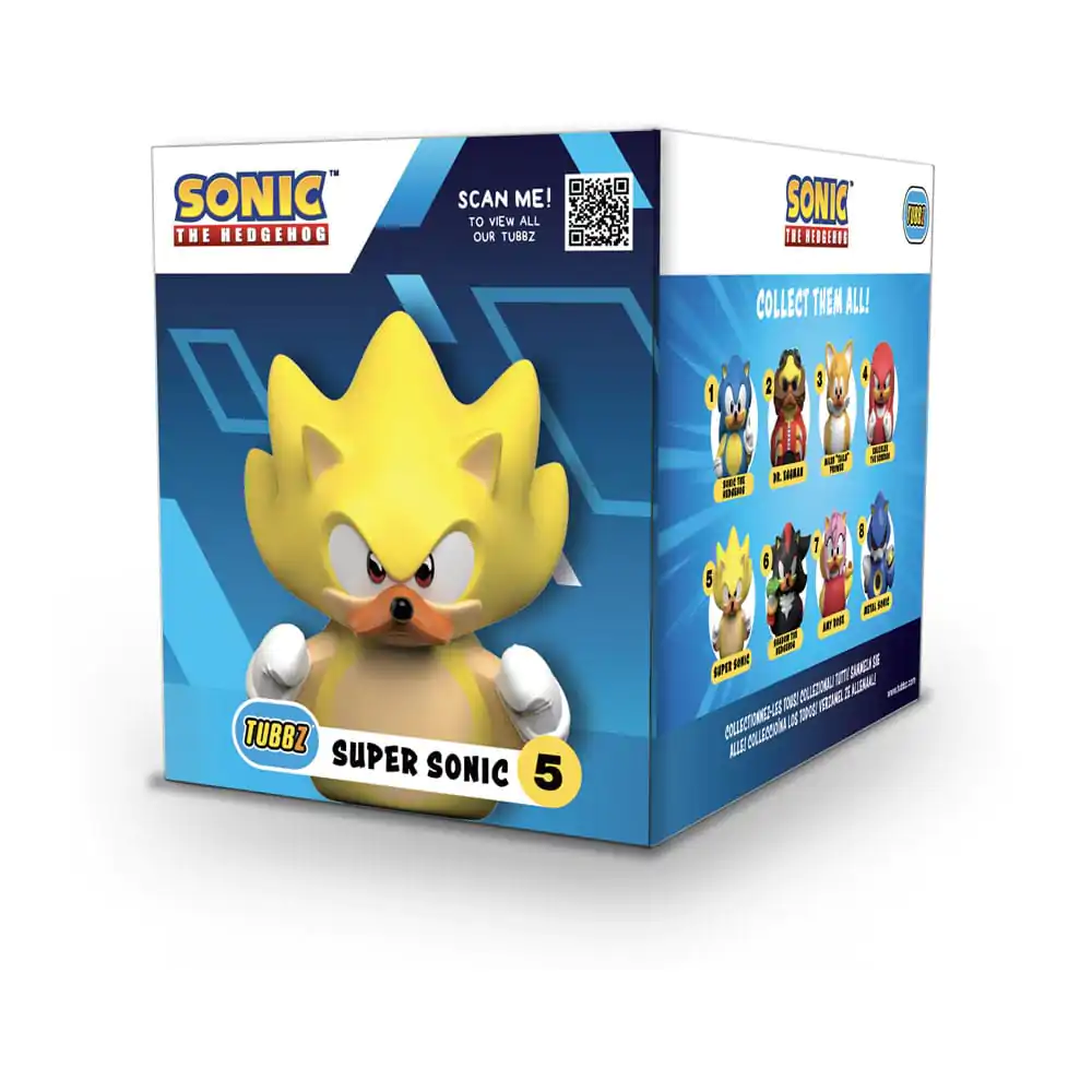 Sonic - The Hedgehog Tubbz PVC Figúrka Super Sonic Boxed Edition 10 cm produktová fotografia