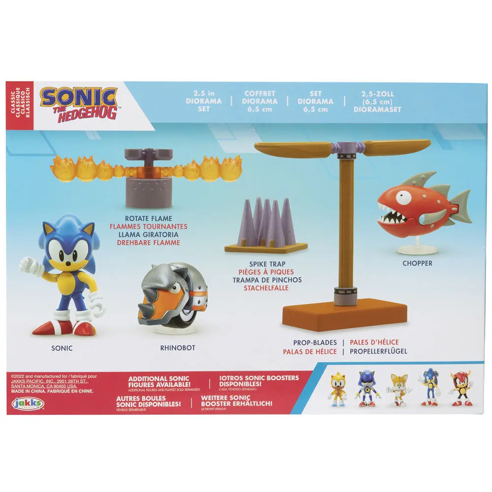 Sonic The Hedgehog dioráma set 6 cm termékfotó