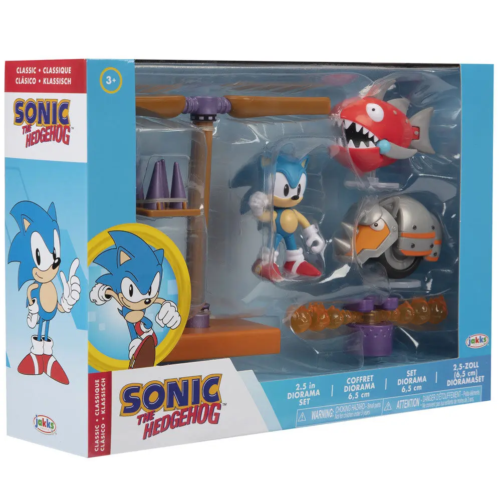 Sonic The Hedgehog dioráma set 6 cm termékfotó