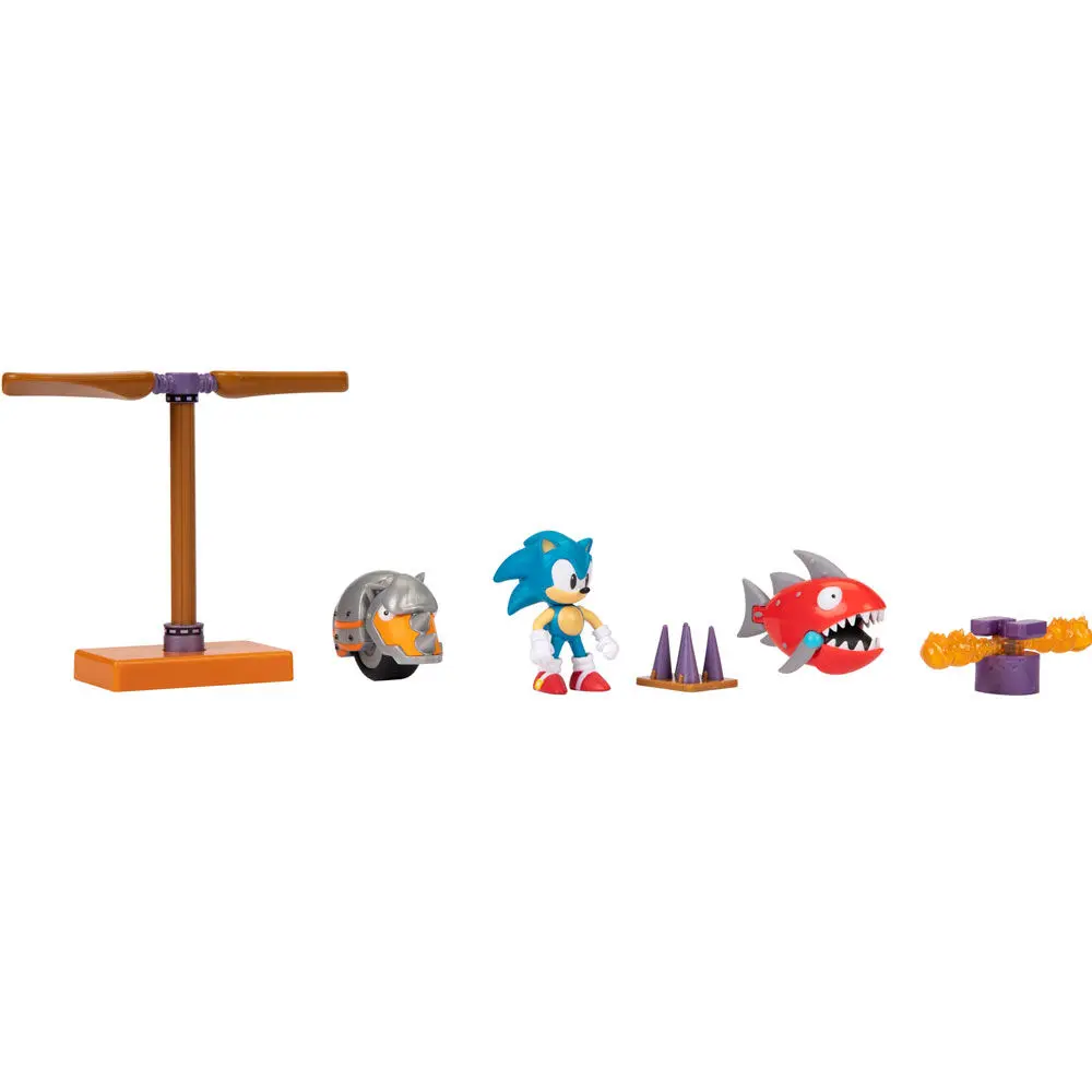 Sonic The Hedgehog dioráma set 6 cm termékfotó