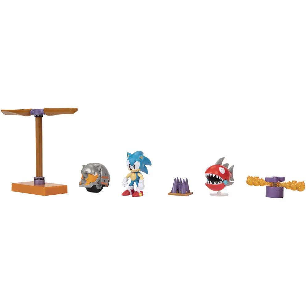 Sonic The Hedgehog dioráma set 6 cm termékfotó