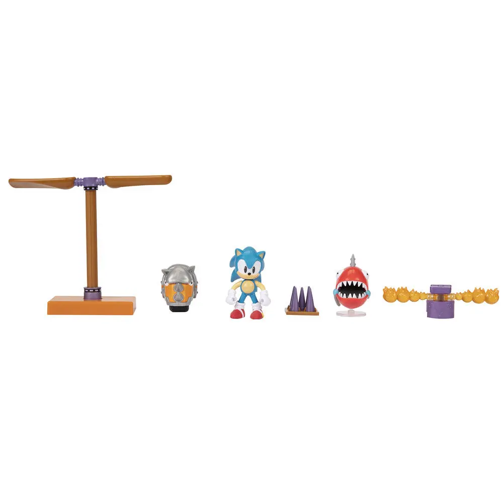 Sonic The Hedgehog dioráma set 6 cm termékfotó