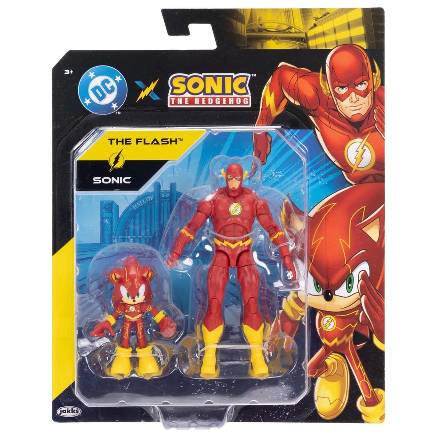 Sonic The Hedgehog x Dc Comics The Flash & Sonic figúrka produktová fotografia