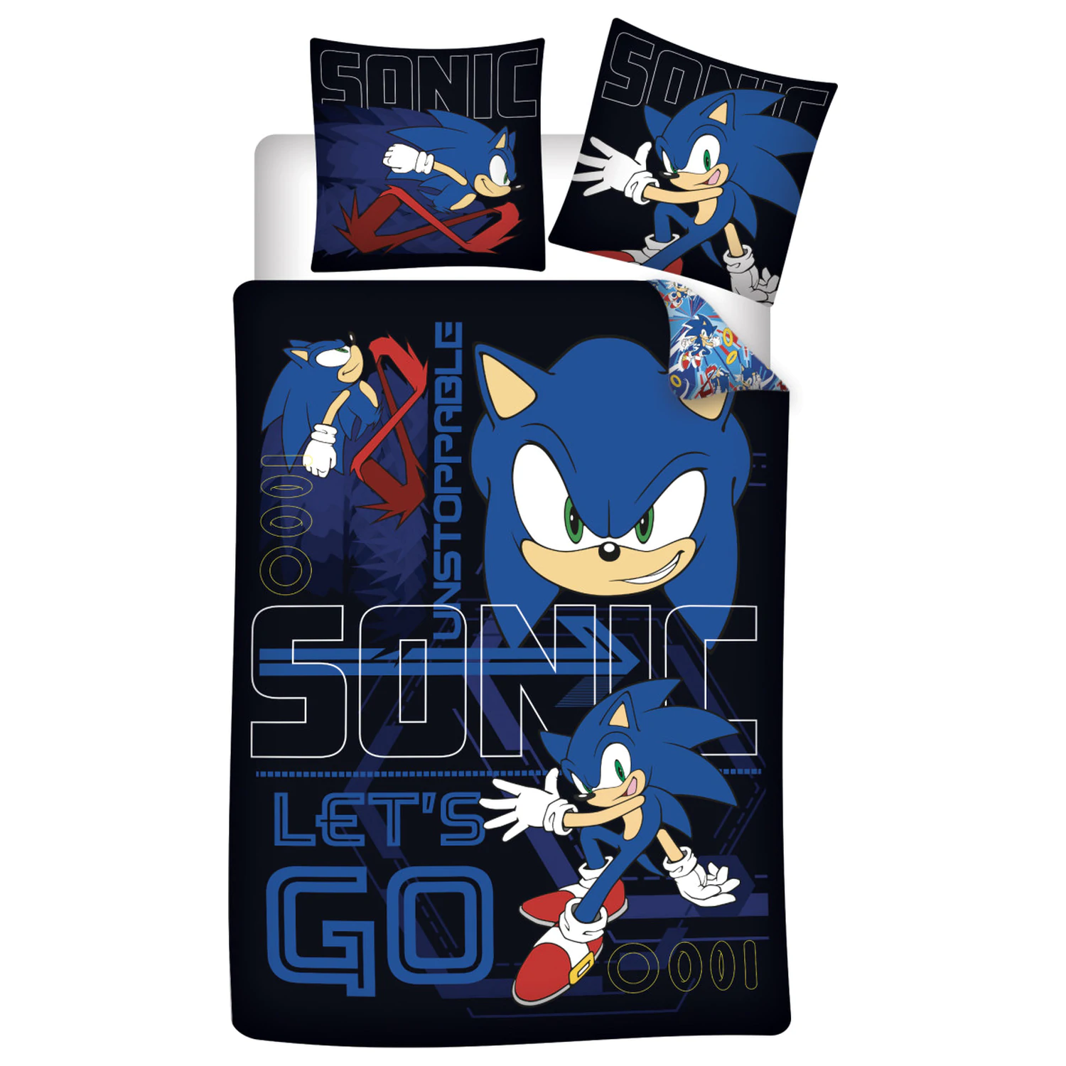 Sonic Unstoppable obliečka na perinu produktová fotografia